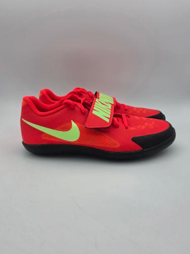 Nike Zoom Rival SD 2 'Bright Crimson Lime Blast' Track Shoes Mens Size 9