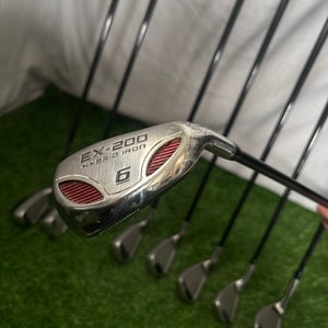 PowerBilt EX-200 Hybrid Irons RH Regular Flex 4 - PW w/56