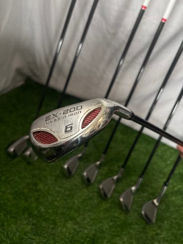 PowerBilt EX-200 Hybrid Irons RH Regular Flex 4 - PW w/56