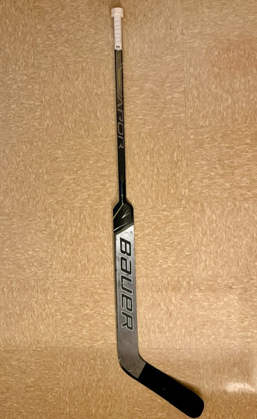 Custom Senior Bauer Vapor Hyperlite Regular Goalie Stick 27" Paddle -benoit- (Used)
