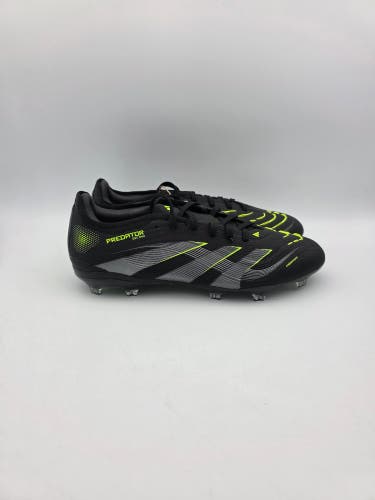 Adidas Predator Pro FG Soccer Cleats Men’s Size 8.5 JI1197 Black / Neon Yellow