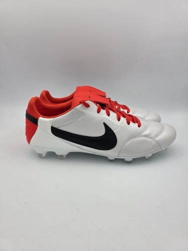 Nike Premier 3 FG Soccer Cleats White Team Orange HM0265-800 Men’s Size 11