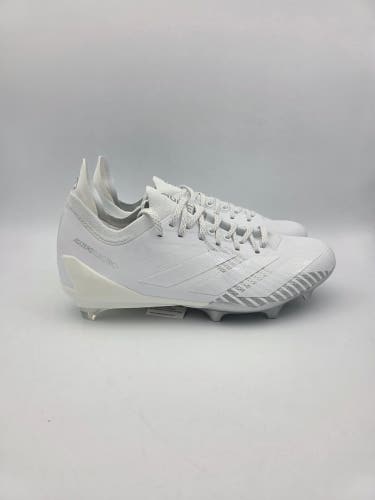 Adidas Men's Adizero Electric + Football Cleats Size 9 White Gray IE6278 New