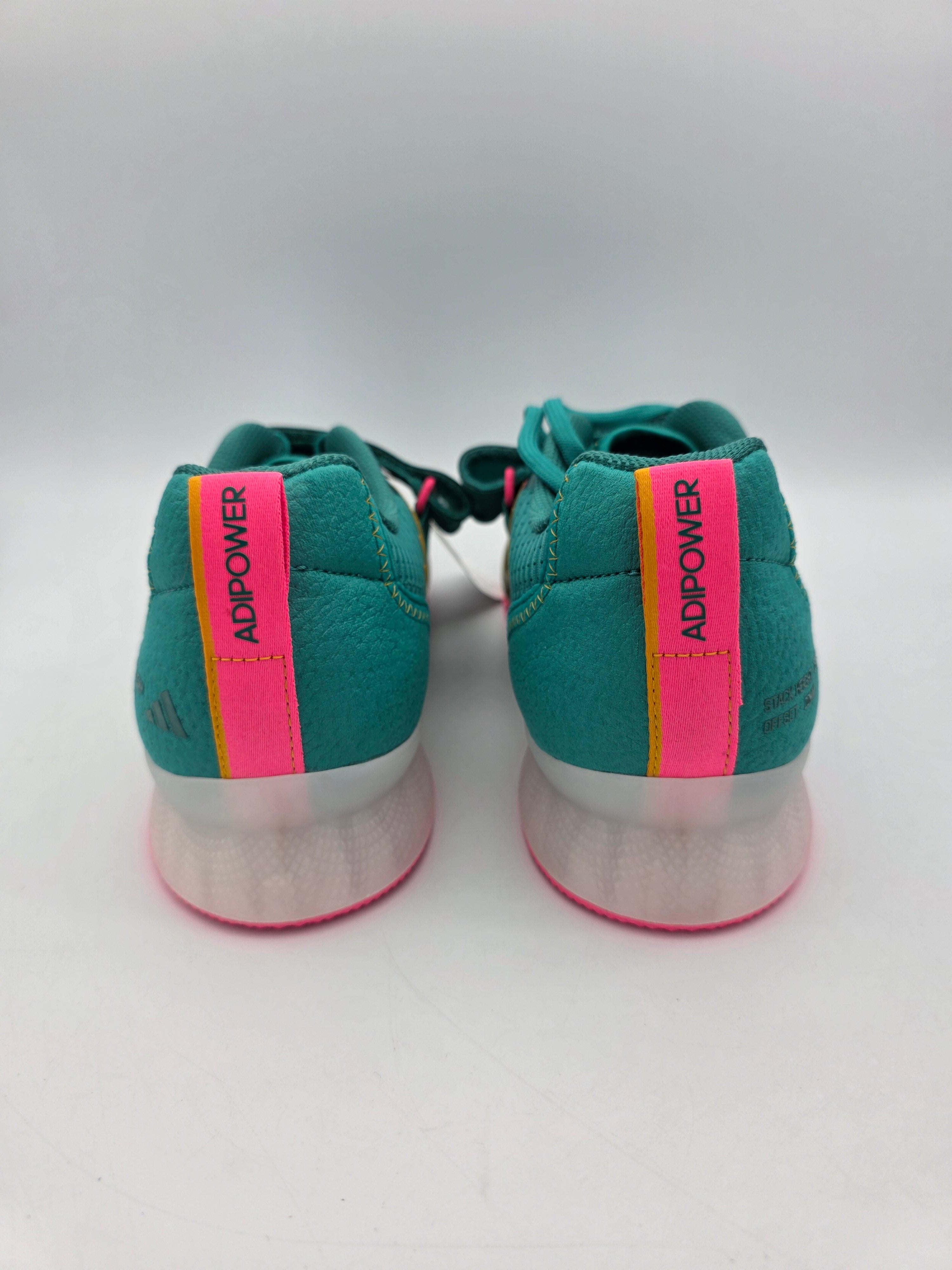 Adidas Adipower Weightlifting 3 Shoes Men\'s Size 9.5 Teal White Pink JP9871 Adidas Adipower Weightlifting 3 Shoes Men main image 4