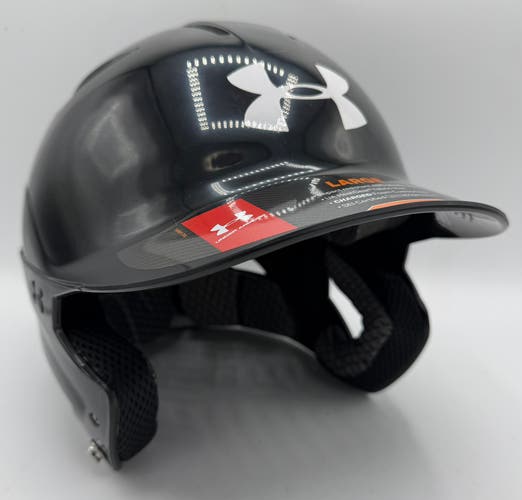 New Large Black Under Armour Converge Batting Helmet