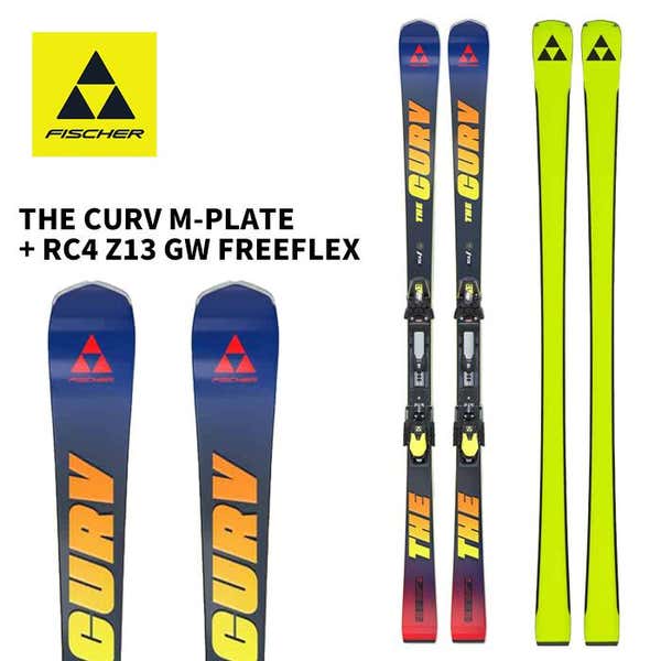NEW 2024 Fischer The Curv M-Plate Skis w/ RC4 Z13 GW Freeflex