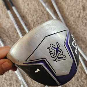 Junior Callaway Xj Hot Left Hand Clubs (Full Set) Junior 7 Pieces (Used)