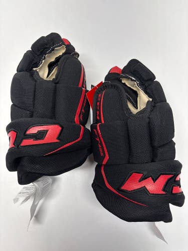 New!!  CCM JetSpeed FT485 Gloves 12" Black/Red
