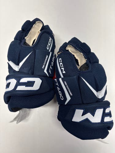 New!! CCM JetSpeed FT680 Gloves 12" Navy Blue
