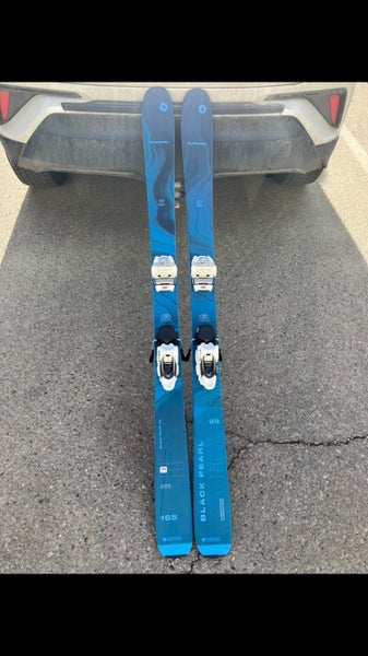 Unisex 2025 Blizzard Black Pearl 88 166 cm All Mountain Skis Max Din 11 (Used)