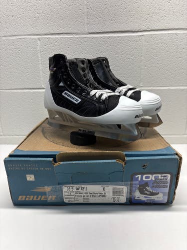 New!! Bauer Supreme 1000 Hockey Goalie Skates Regular Width 6.5