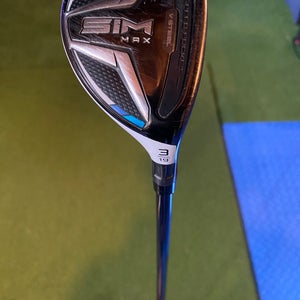 Men's 2020 TaylorMade SIM Max Right Handed Hybrid Stiff Flex 3H (Used)