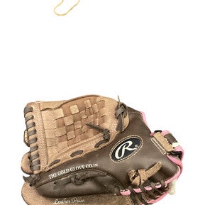 Used Rawlings FASTPITCH SOFTBALL LH Throw Fastpitch Gloves Brown 12" 11859-S000029255