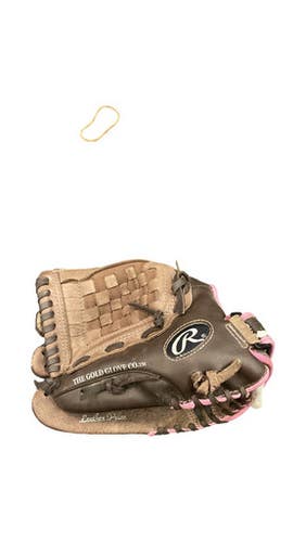 Used Rawlings FASTPITCH SOFTBALL LH Throw Fastpitch Gloves Brown 12" 11859-S000029255