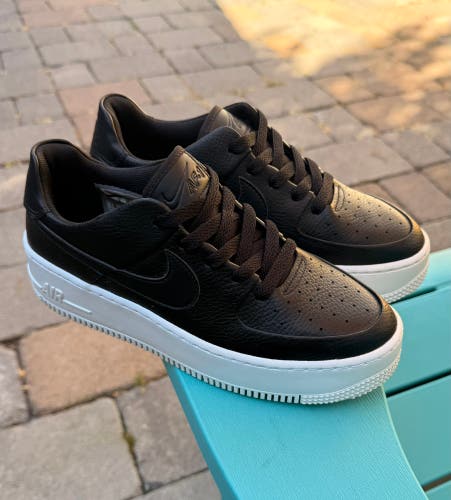 Women’s Nike Air Force 1 Sage Low Athletic Sneakers AR5339-002 Black US Size 7.5