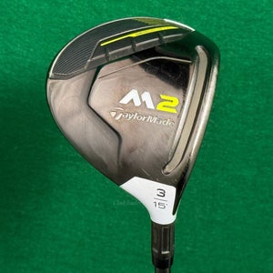TaylorMade M2 2017 Fairway 15 3 Wood Factory REAX 65 Graphite Stifg