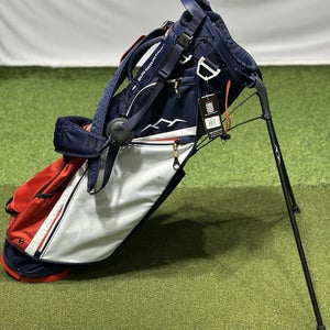 Sun Mountain Eclipse E 3.5 4-Way Stand Carry Golf Bag Navy/White/Red NEW