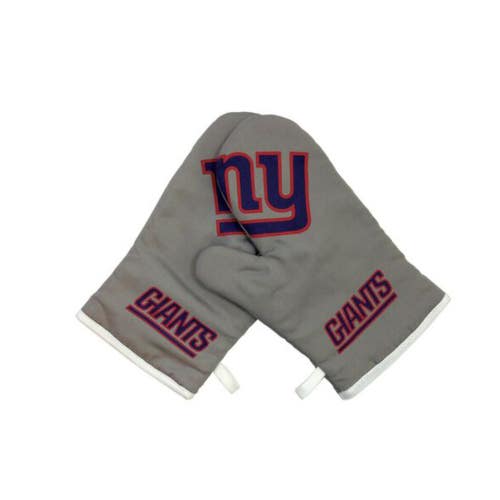 New York Giants NY Crossover Oven Mitts - NFL Football Pot Holders 2016