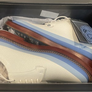 NEW! G/Fore Gallivanter Tuxedo Luxe Leather Golf Shoes Men's 7.5 EU 40.5