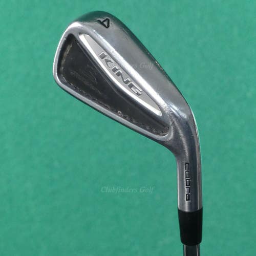 Cobra King Forged One Length Single 4 Iron KBS Tour FLT 120 Steel Stiff *READ*