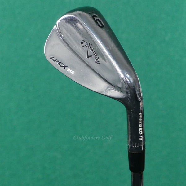 Callaway Apex MB Forged 18 Single 9 Iron Project X Rifle 6.0 Steel Stiff