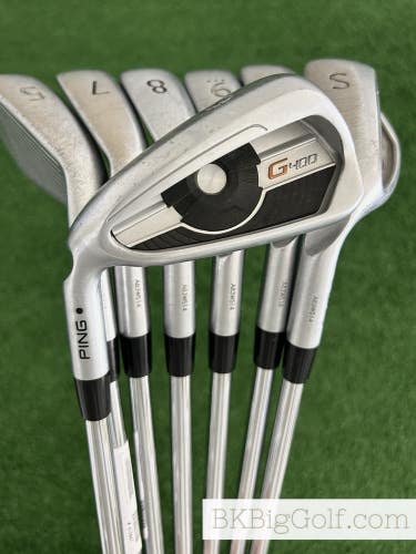 LH Ping G400 Iron Set 5-S / Ping AWT 2.0 Stiff