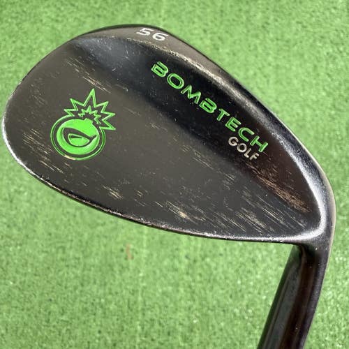 Bombtech Golf Sand Wedge Black 56 Steel Shaft Right Handed 35.25