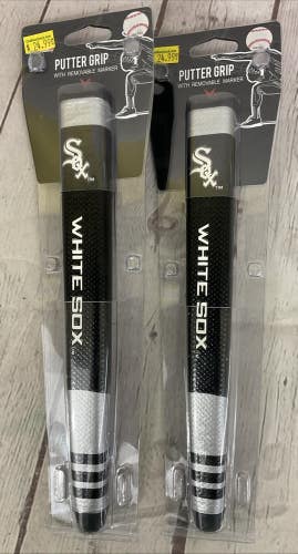 TEAM GOLF Chicago WHITE SOX Putter Grip 10.5" Black Silver White