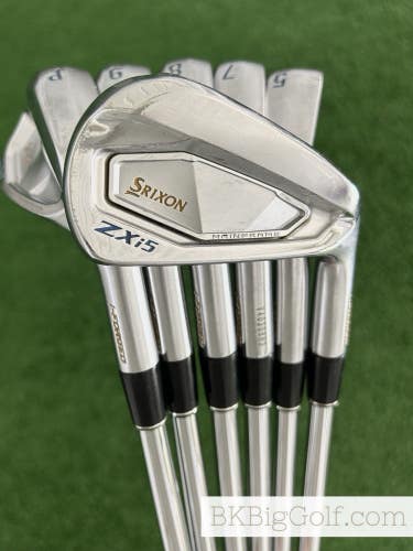 Srixon ZXi5 / ZXi7 25 Forged Combo Iron Set 5-P / Project X 6.5 Extra Stiff