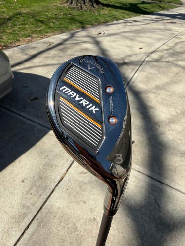 Callaway Mavrik 3 Hybrid 18 Catalyst 65 Regular Flex 40.25 +HC MINT