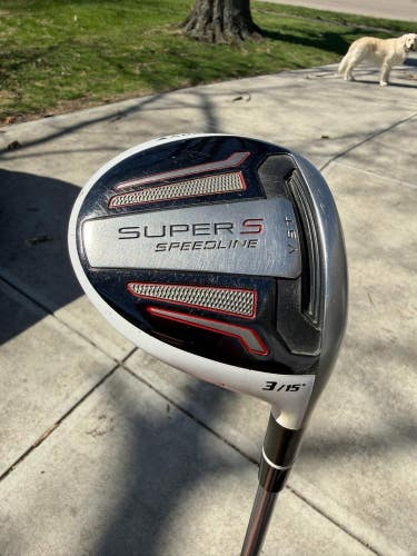 Adams Speedline Super S 3-Wood 15 Matrix HD Radix Regular Flex 42.75 +HC NICE