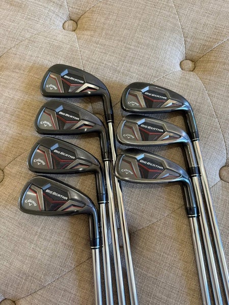 Callaway 2019 Big Bertha Iron Set 4-PW KBS Max 90g Regular Flex Standard NICE