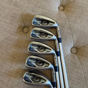 Ping G LE Iron Set 7-PW+SW Black Dot ULT230 Ladies Flex +1/2 NICE