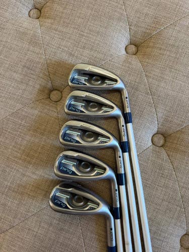 Ping G LE Iron Set 7-PW+SW Black Dot ULT230 Ladies Flex +1/2 NICE