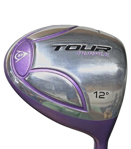 Dunlop Tour Purple Driver 12* RH Women's Graphite 43" Original Grip Nice HC