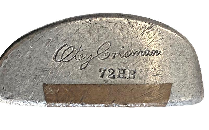 Otey Crisman 72HB Putter OC Face RH Flared Hickory 35" Goodwin Flange Wrap Grip