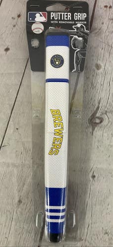 TEAM GOLF Milwaukee BREWERS Putter Grip 10.5" White Blue Yellow