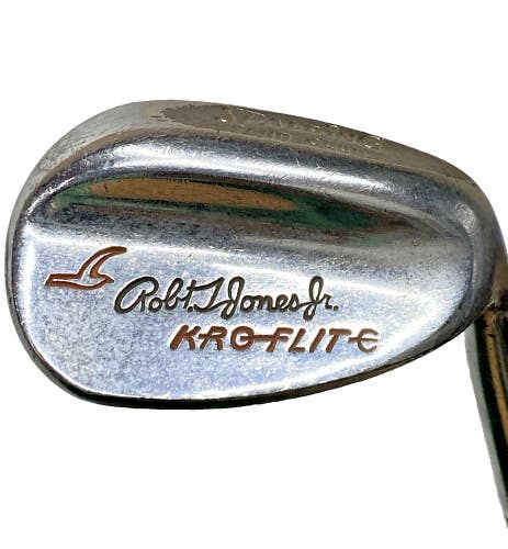 Spalding Robt T Jones Jr Kro-Flite Sand Wedge RH Stiff Steel 34.5" Leather Grip