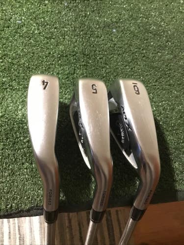 Callaway Apex DCB Forged Irons Set (4-6 Irons) Regular Steelfiber fc80 Graphite