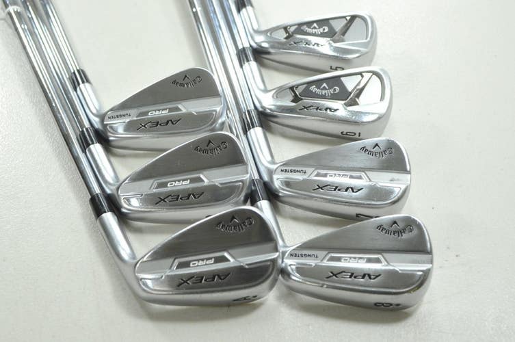 Callaway Apex 21/Apex Pro 21 Combo 5-PW,AW Iron Set RH Stiff Flex Steel # 211038