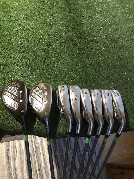 Callaway Mavrik Hybrids/Irons Set 4H, 5H, 6-PW-GW Regular Catalyst Graphite READ