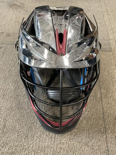 Used Cascade XRS Lacrosse Helmet Chrome One Size 11614-S000232762