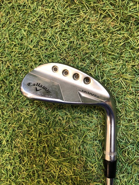 Men's 56° Callaway Jaws Full Toe Raw Wedge Right Handed - True Temper Dynamic Spinner Shaft (Used
