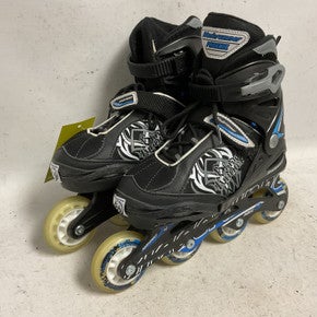 Used Bladerunner PHOENIX 5-8 Junior Rec Fitness Skates Black Adjustable 11855-S000200467