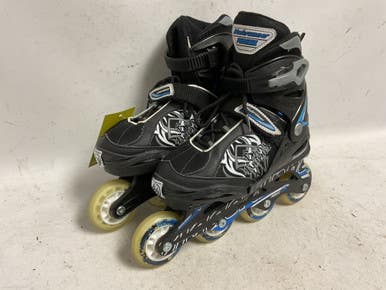 Used Bladerunner PHOENIX 5-8 Junior Rec Fitness Skates Black Adjustable 11855-S000200467