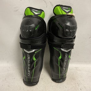 Used Bauer SUPREME ONE.6 Junior Shin Guards Black 13" 11855-S000200457
