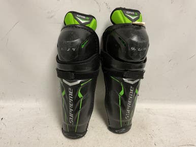 Used Bauer SUPREME ONE.6 Junior Shin Guards Black 13" 11855-S000200457