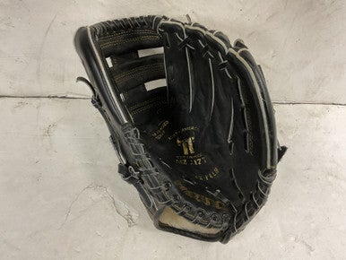 Used Mizuno Professional Model MZ 117T Baseball Glove RH Throw Black 11" 11855-S000200445