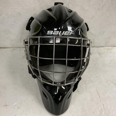 Used Bauer CONCEPT C2 Senior Goalie Helmet/Mask Black M/L *Expired* 11855-S000200434