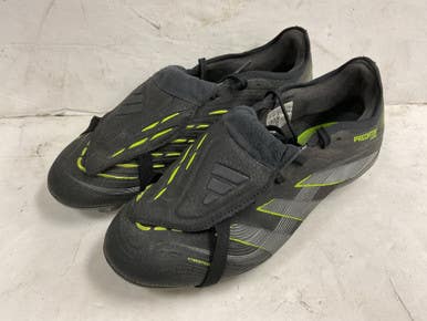 Used Adidas PREDATOR ELITE FOLD-OVER TONGUE Soccer Cleats Black Youth 07.5 11855-S000200430